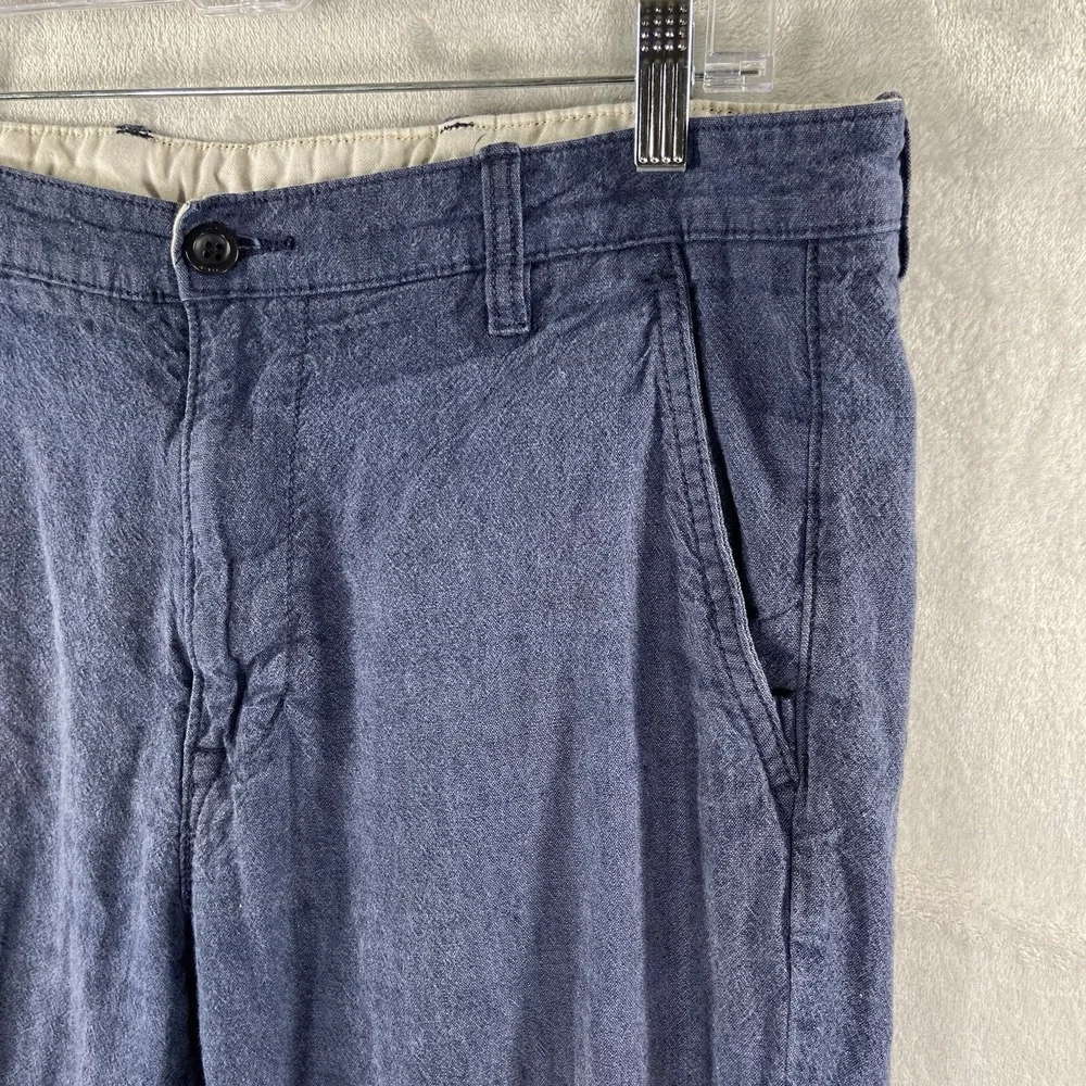 Levi's Jogger Pants Mens 36x27 Linen Blend Cotton Tapered Stretch Lightweight